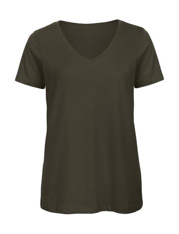 Favourite Inspire V-neck Tee women - KH555 - Khaki