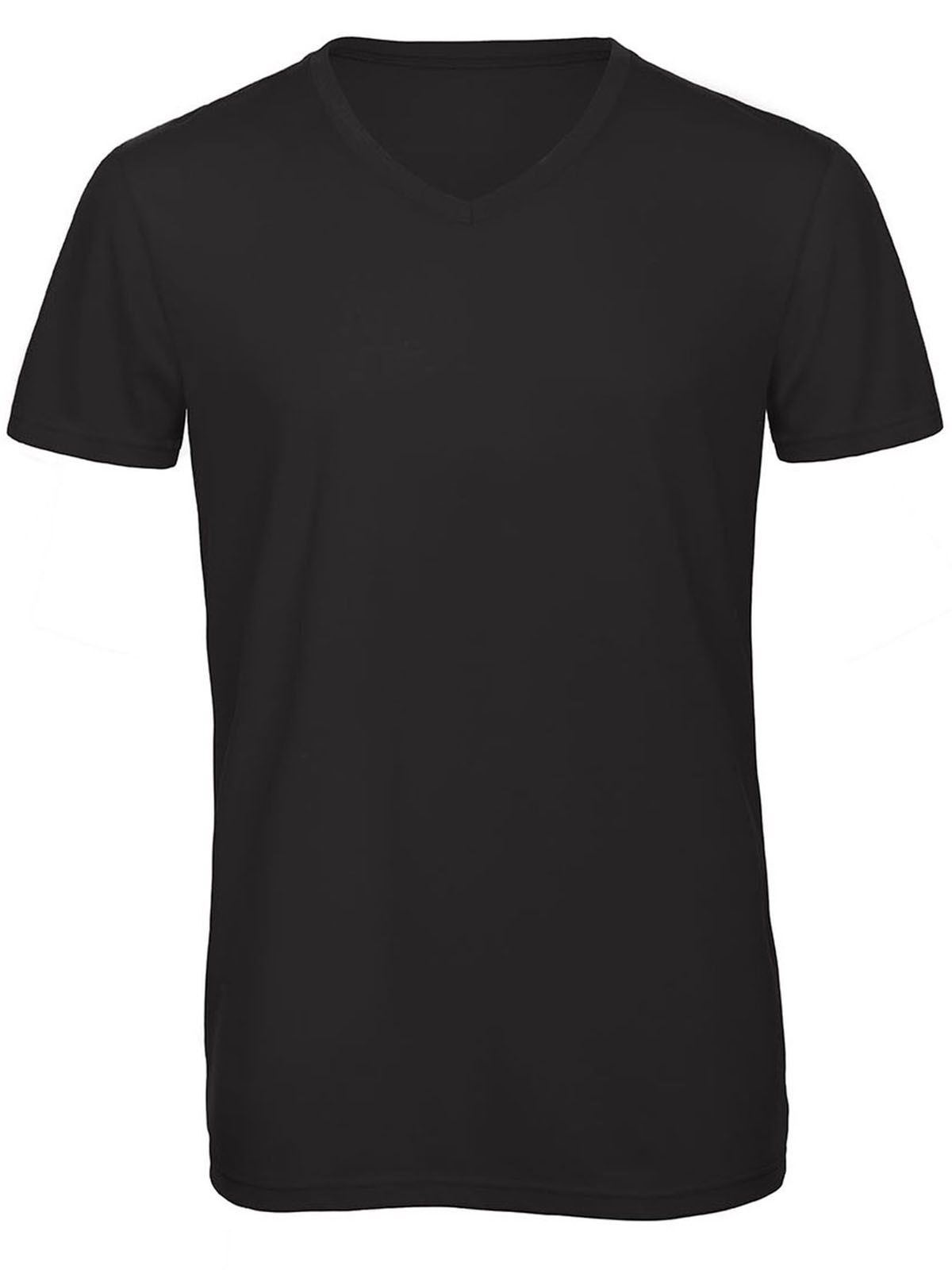 Men´s V-Neck Triblend T-Shirt - 002 - Black