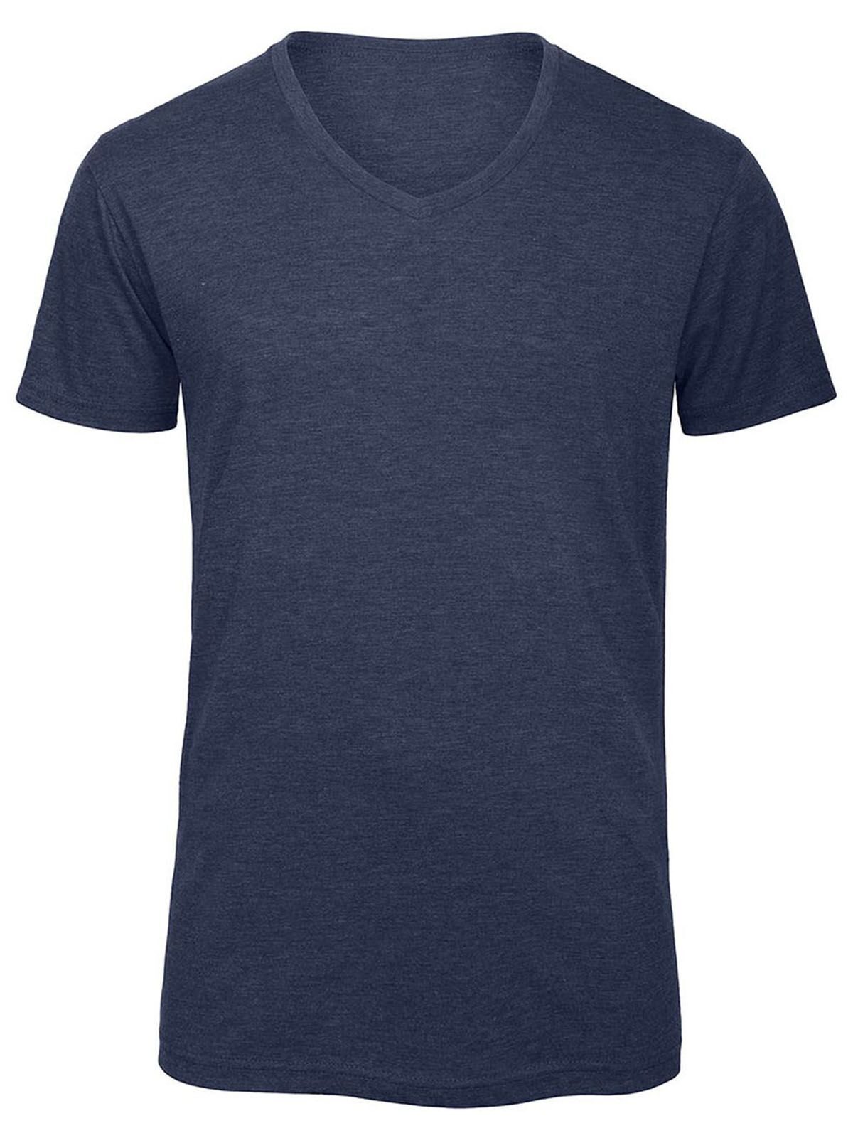 Men´s V-Neck Triblend T-Shirt - HN611 - Heather Navy