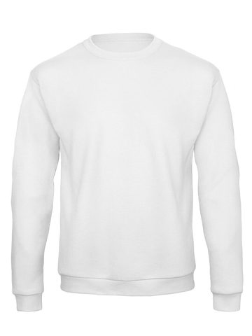 ID202 Felpa Girocollo Unisex - 001 - White