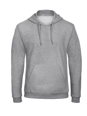 ID203 Felpa Cappuccio Unisex - 610 - Heather Grey