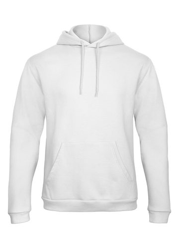 ID203 Felpa Cappuccio Unisex - 001 - White