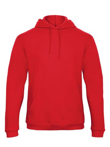 ID203 Felpa Cappuccio Unisex - 004 - Red