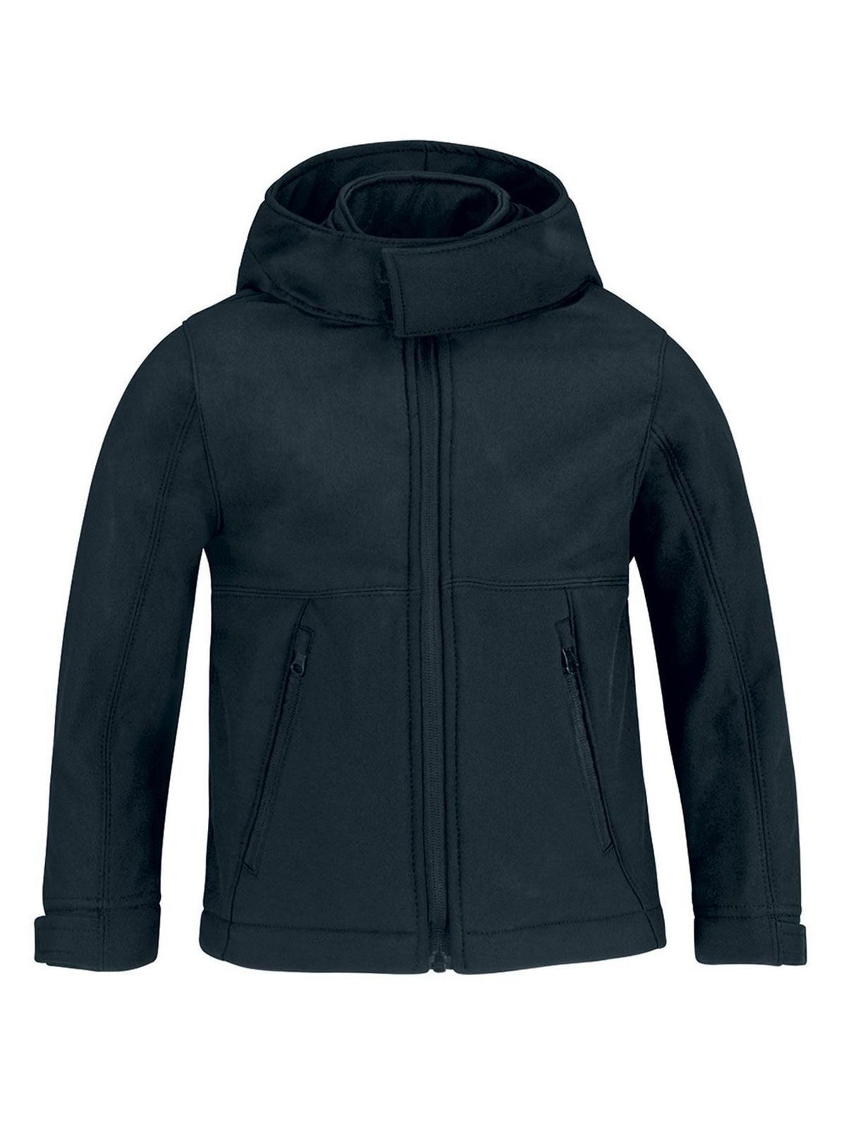 Kids´ Hooded Softshell Jacket - 003 - Navy