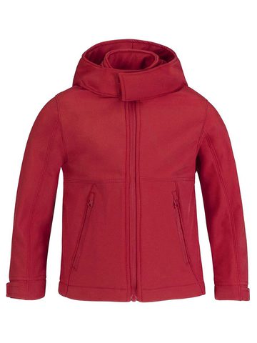 Hooded Softshell /Kids - 004 - Red