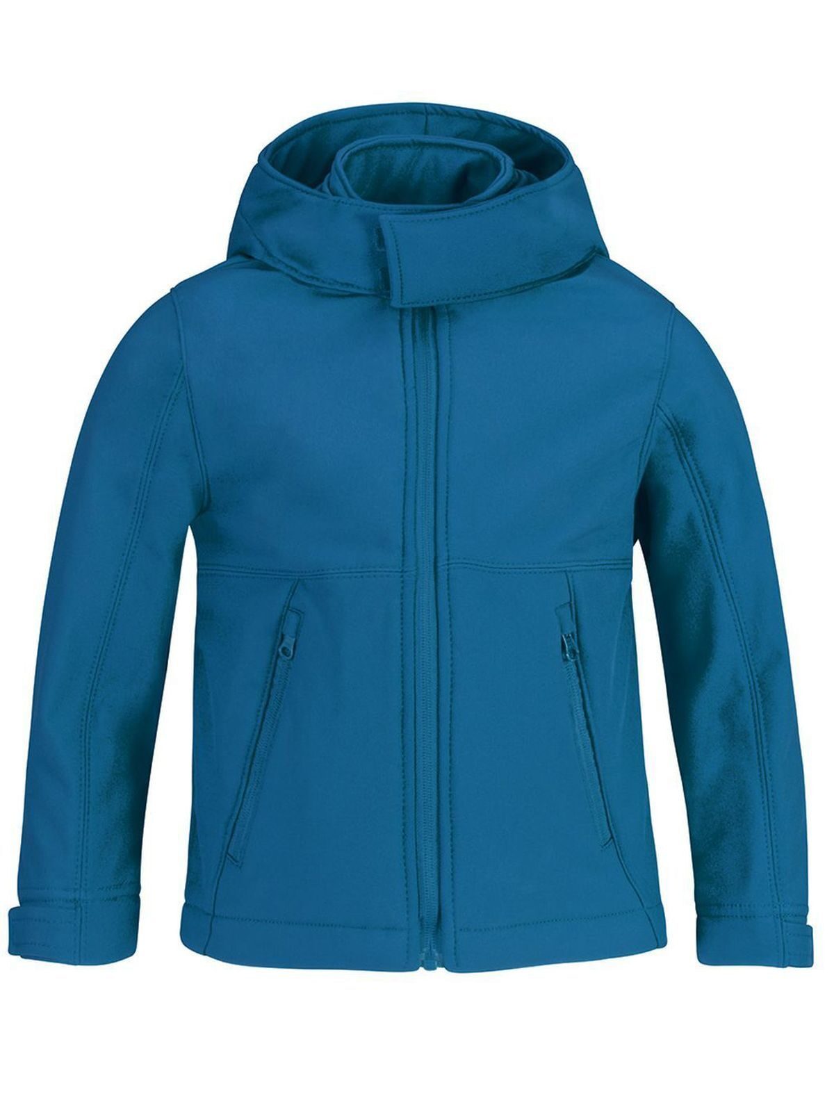 Kids´ Hooded Softshell Jacket - AZ430 - Azure