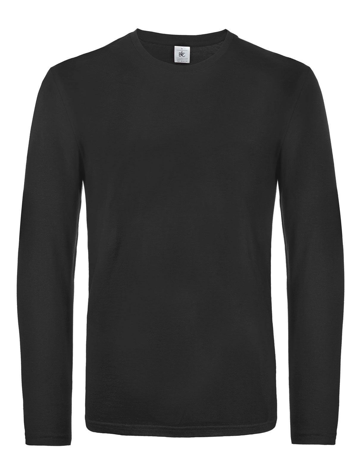 Men´s T-Shirt #E190 Long Sleeve - 002 - Black