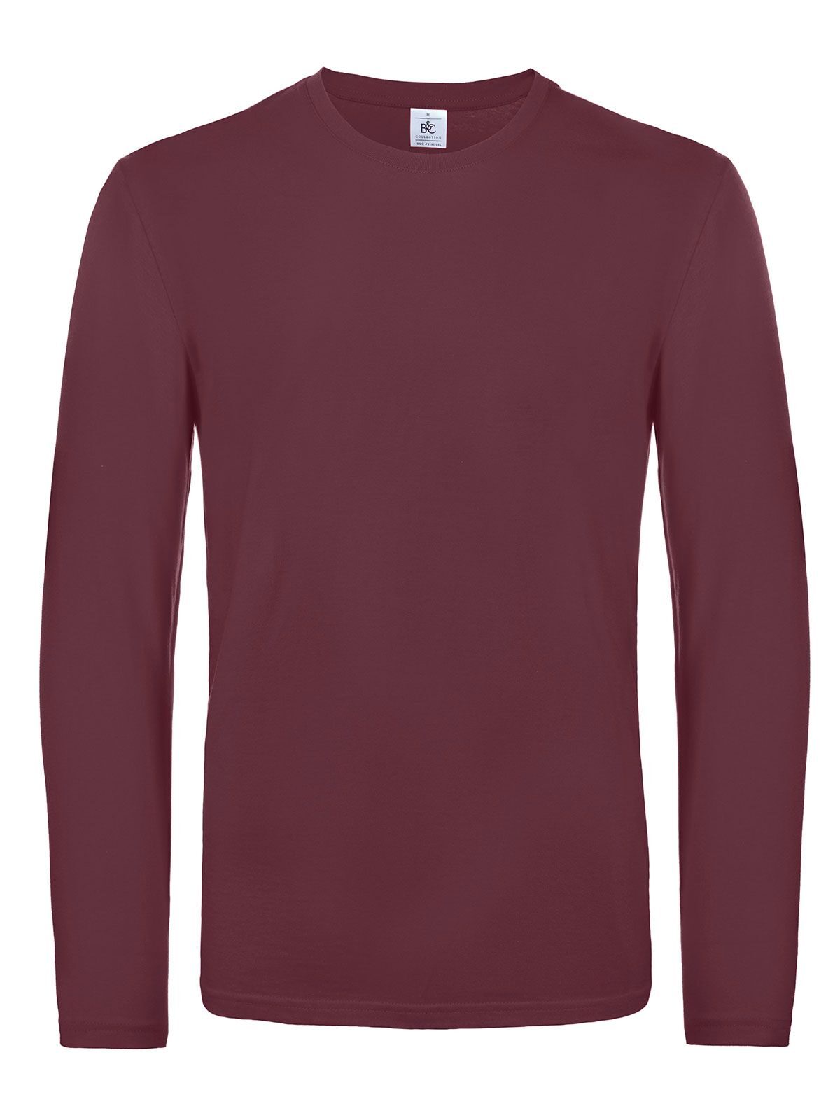 Men´s T-Shirt #E190 Long Sleeve - BU370 - Burgundy