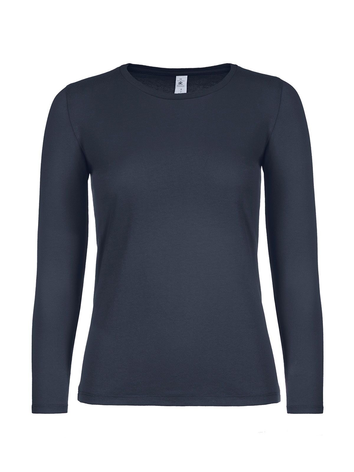 Women´s T-Shirt #E150 Long Sleeve - 003 - Navy
