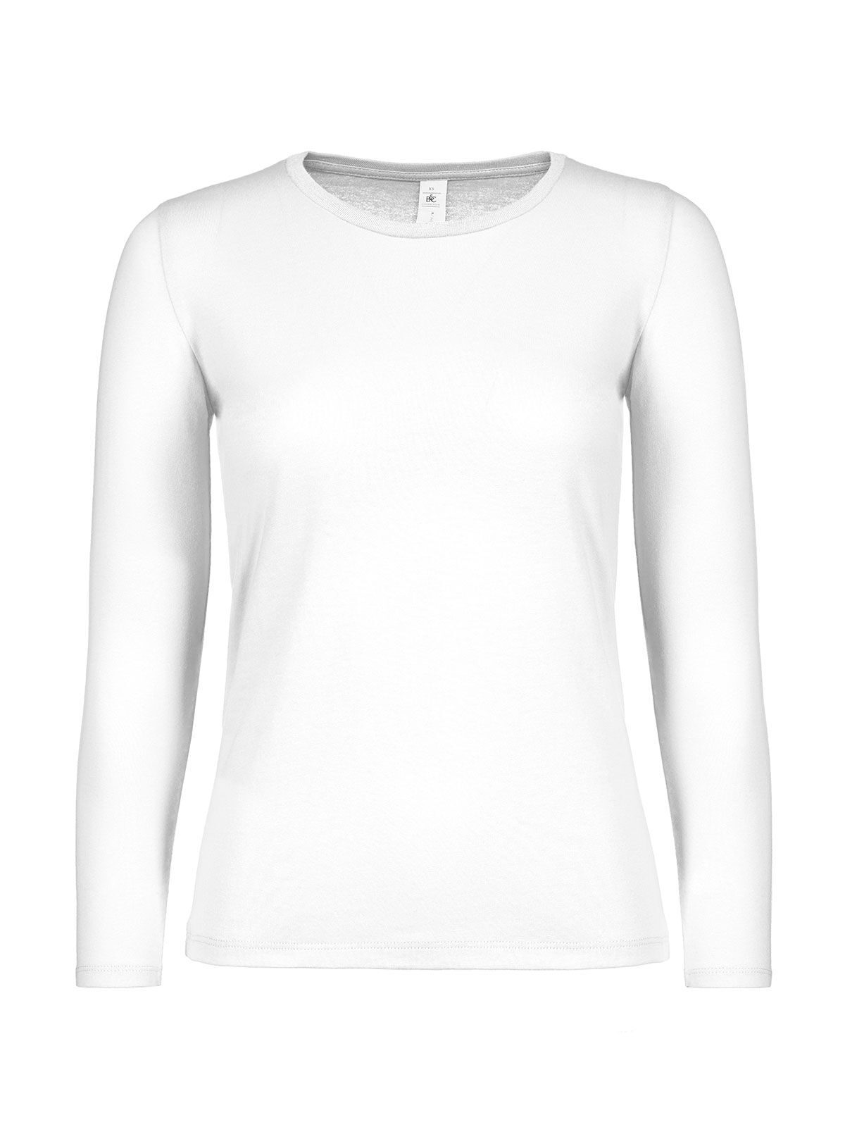 Women´s T-Shirt #E150 Long Sleeve - 001 - White