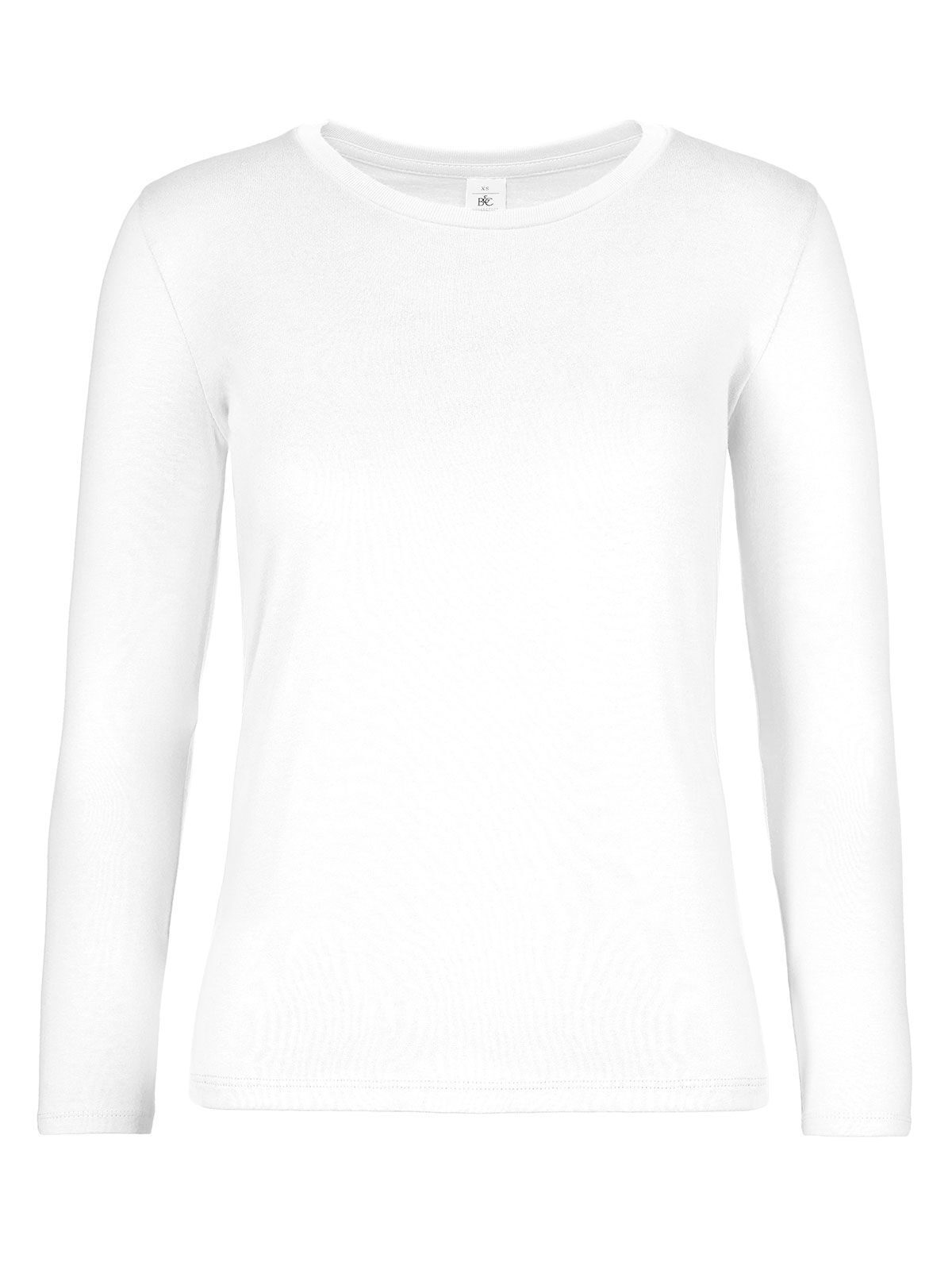 Women´s T-Shirt #E190 Long Sleeve - 001 - White