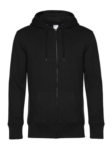 KING Zipped Hood - BP005 - BLACK PURE