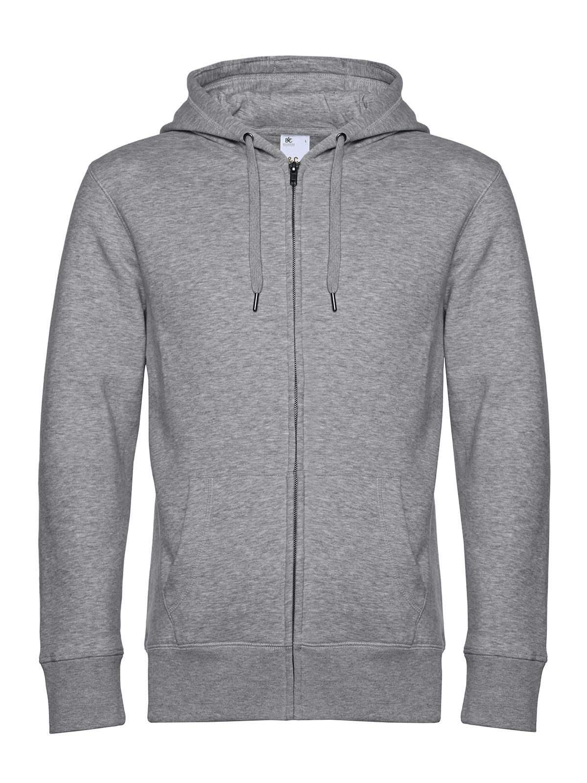 KING Zipped Hood Jacket_° - 610 - Heather Grey