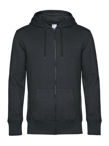 KING Zipped Hood - AS669 - Asphalt