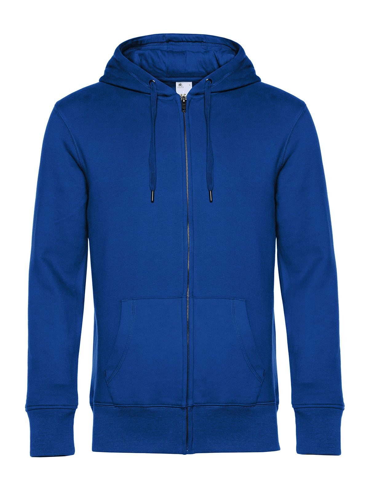 KING Zipped Hood Jacket_° - White/Royal