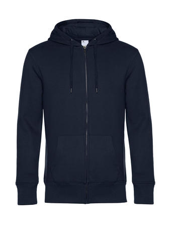 KING Zipped Hood - UN006 - NAVY BLUE
