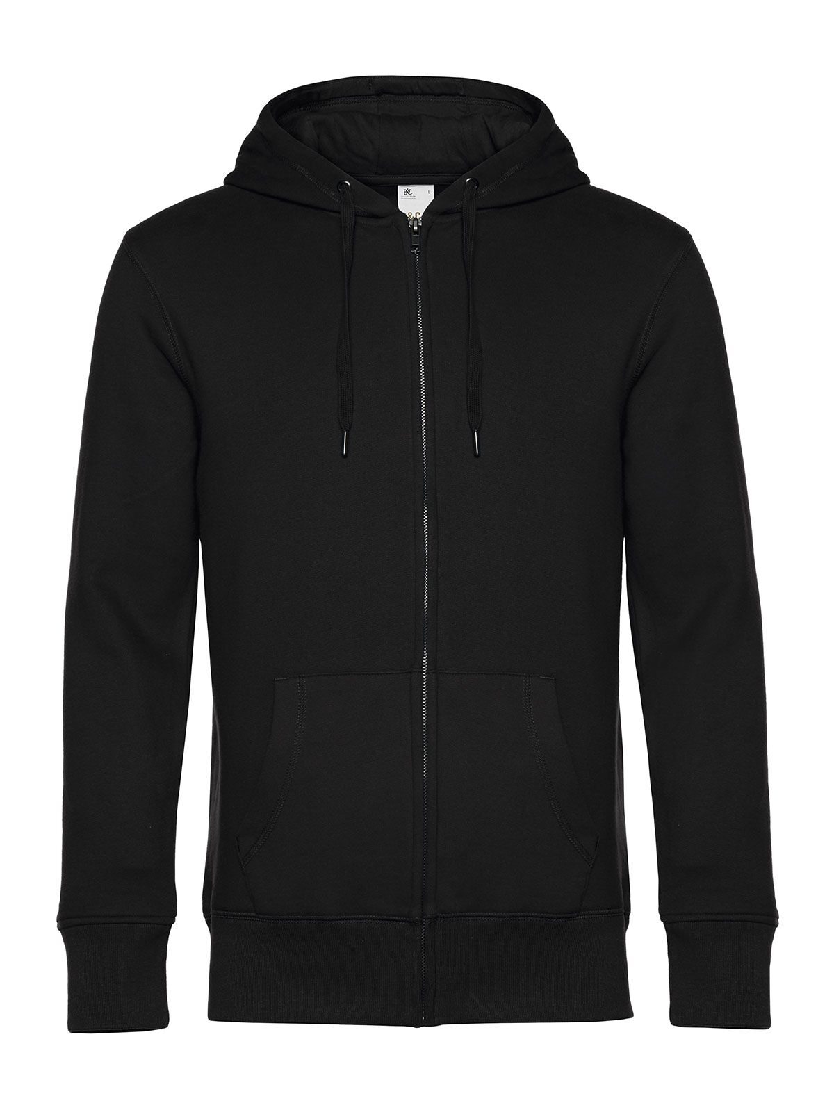 KING Zipped Hood Jacket_° - 005 - Pure Black