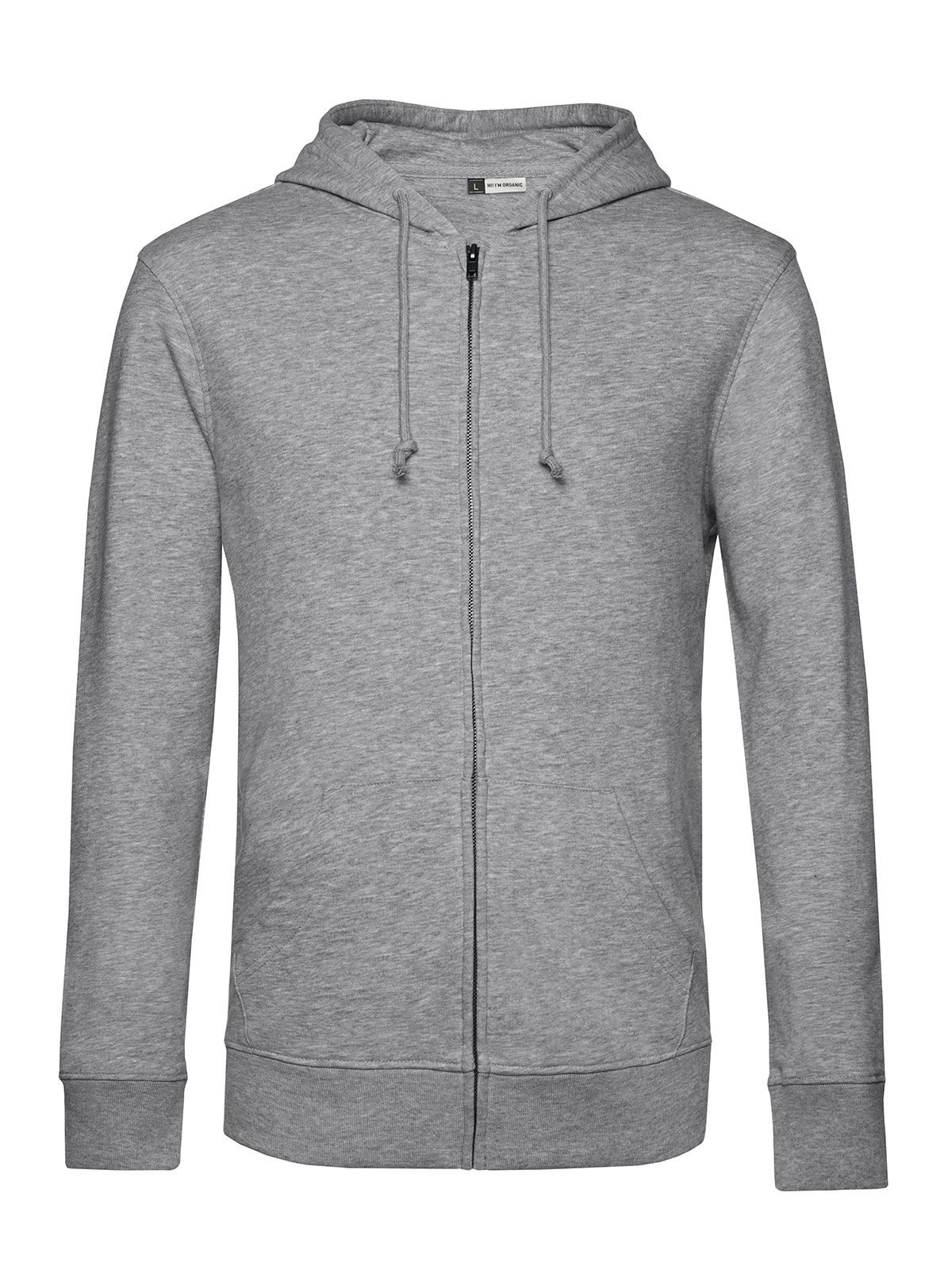 Inspire Zipped Hood Jacket_° - 610 - Heather Grey