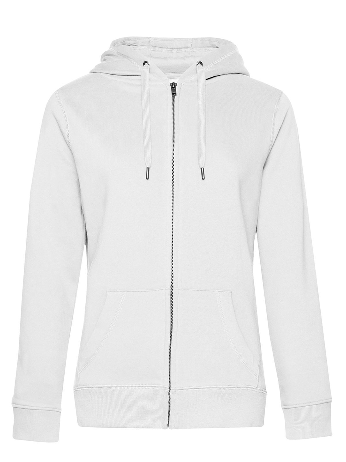 QUEEN Zipped Hood Jacket_° - 001 - White