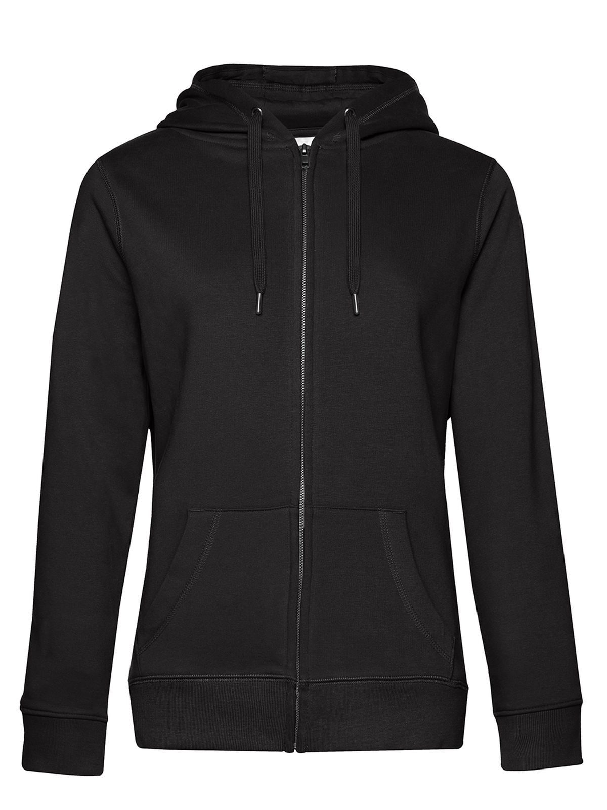QUEEN Zipped Hood Jacket_° - 005 - Pure Black
