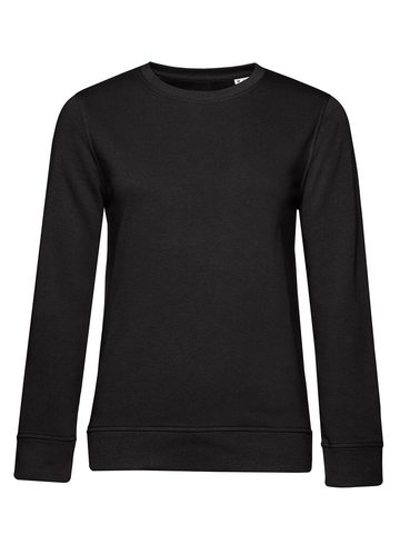Organic Crew Neck /women - BP005 - BLACK PURE