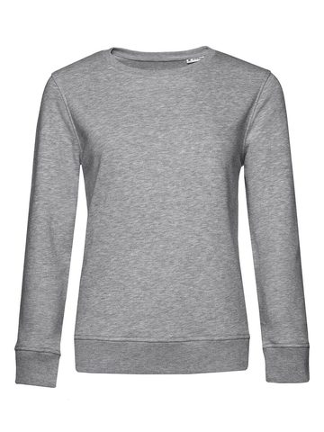 Organic Crew Neck /women - 610 - Heather Grey