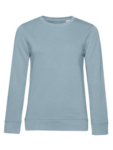 Organic Crew Neck /women - BF457 - Blue Fog