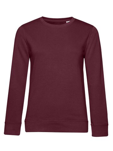 Organic Crew Neck /women - BU370 - Burgundy