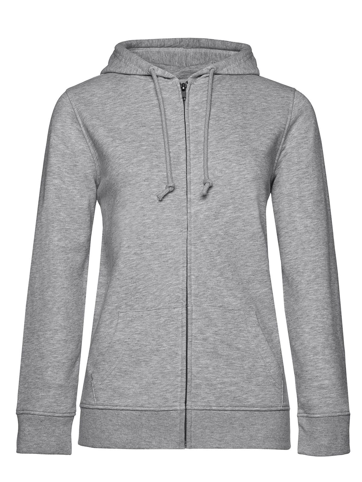 Inspire Zipped Hood Jacket /Women_° - 610 - Heather Grey