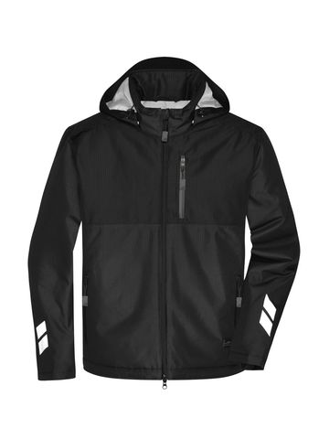 Padded Hardshell Workwear Jacket - BLBL - Black - Black