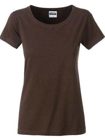 Ladies 'Basic-T - BR- BROWN