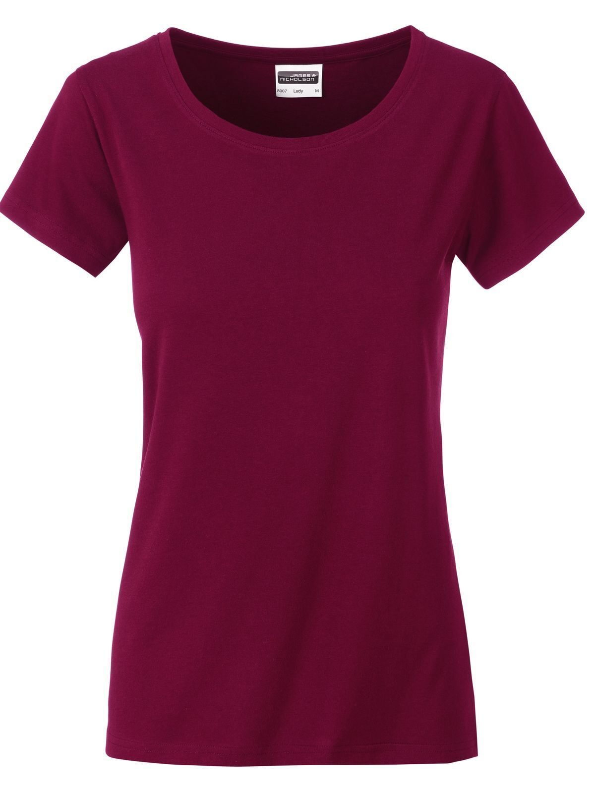 Ladies' Basic-T - WI - Wine