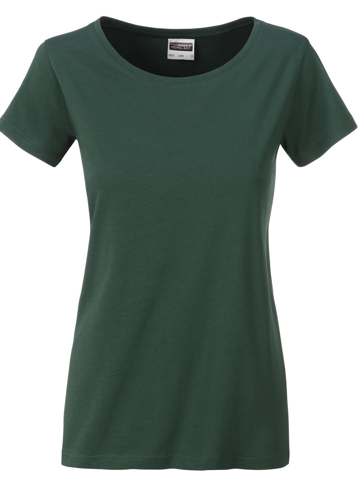 Ladies' Basic-T - DGR - Dark Green