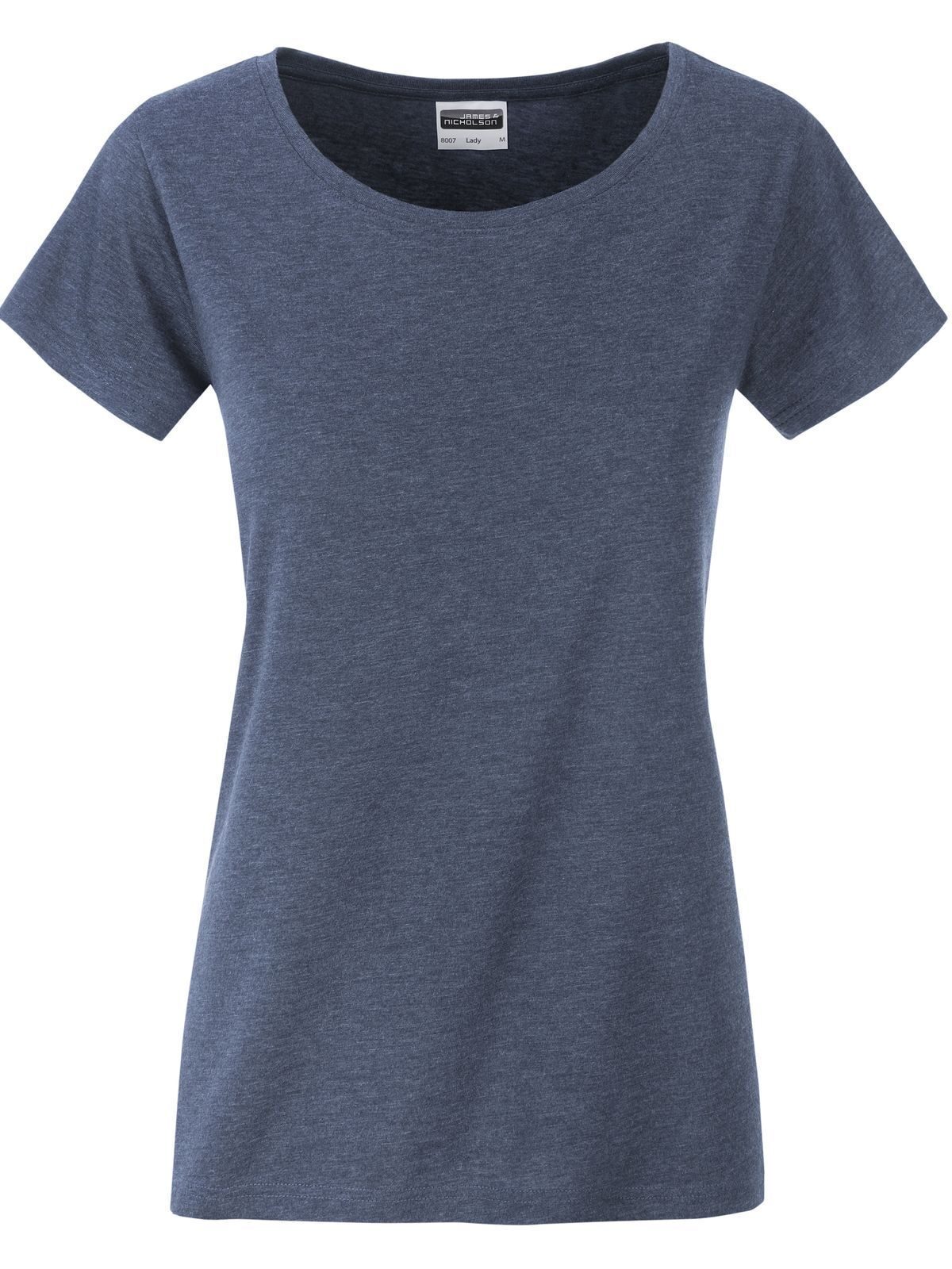 Ladies' Basic-T - LDEME - Light Denim Melange