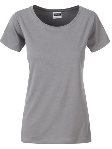 Ladies 'Basic-T - STEGR - STEEL GREY