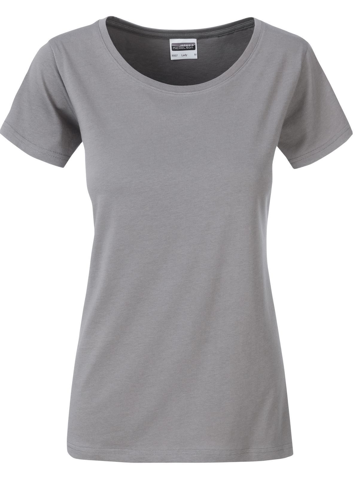 Ladies' Basic-T - STEGR - Steel Grey