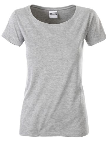 Ladies 'Basic-T - GREHE - grey heather