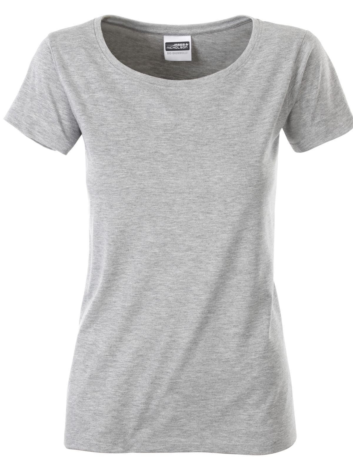 Ladies' Basic-T - GREHE - Grey heather