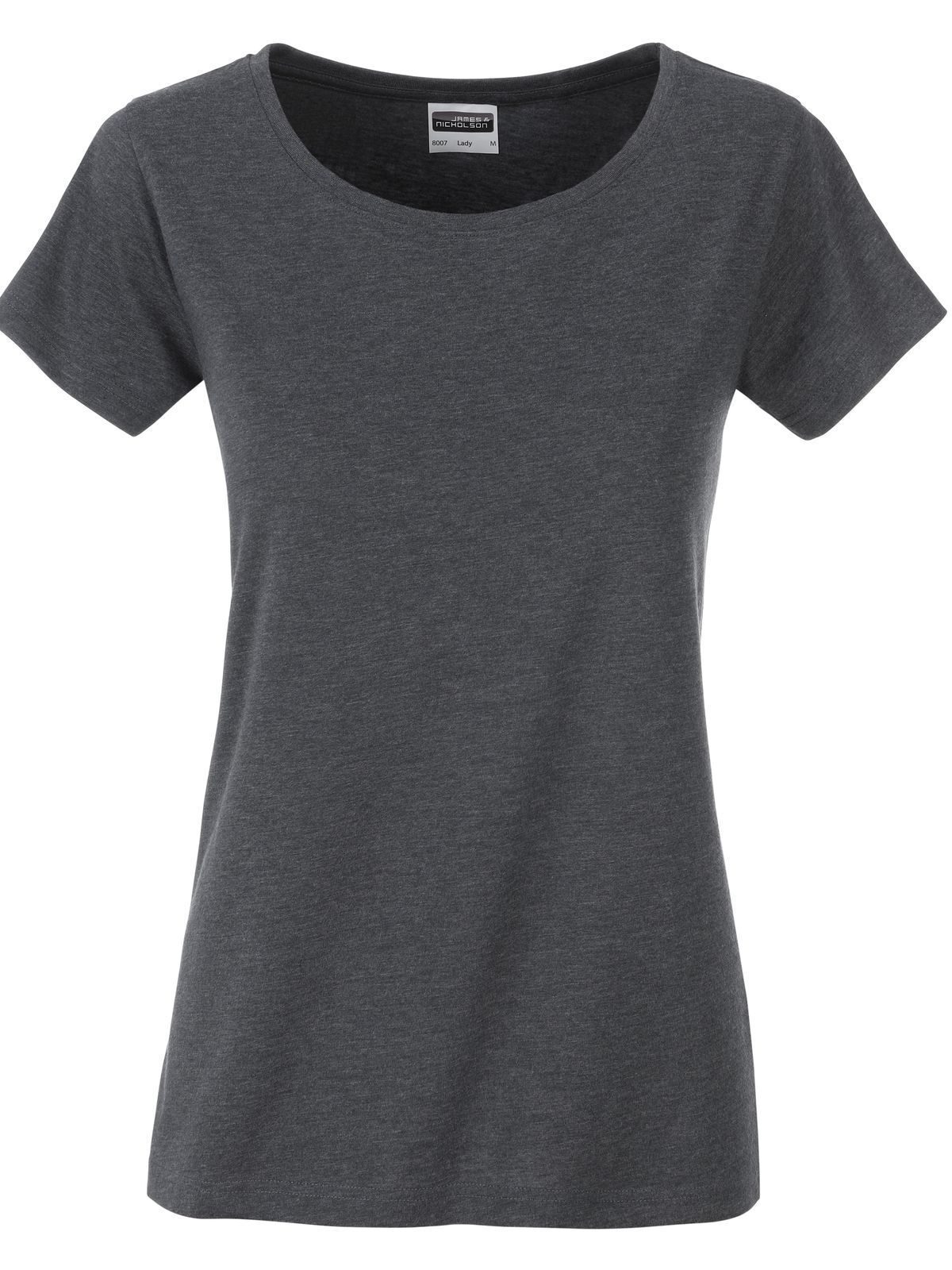 Ladies' Basic-T - BLHEA - Black heather