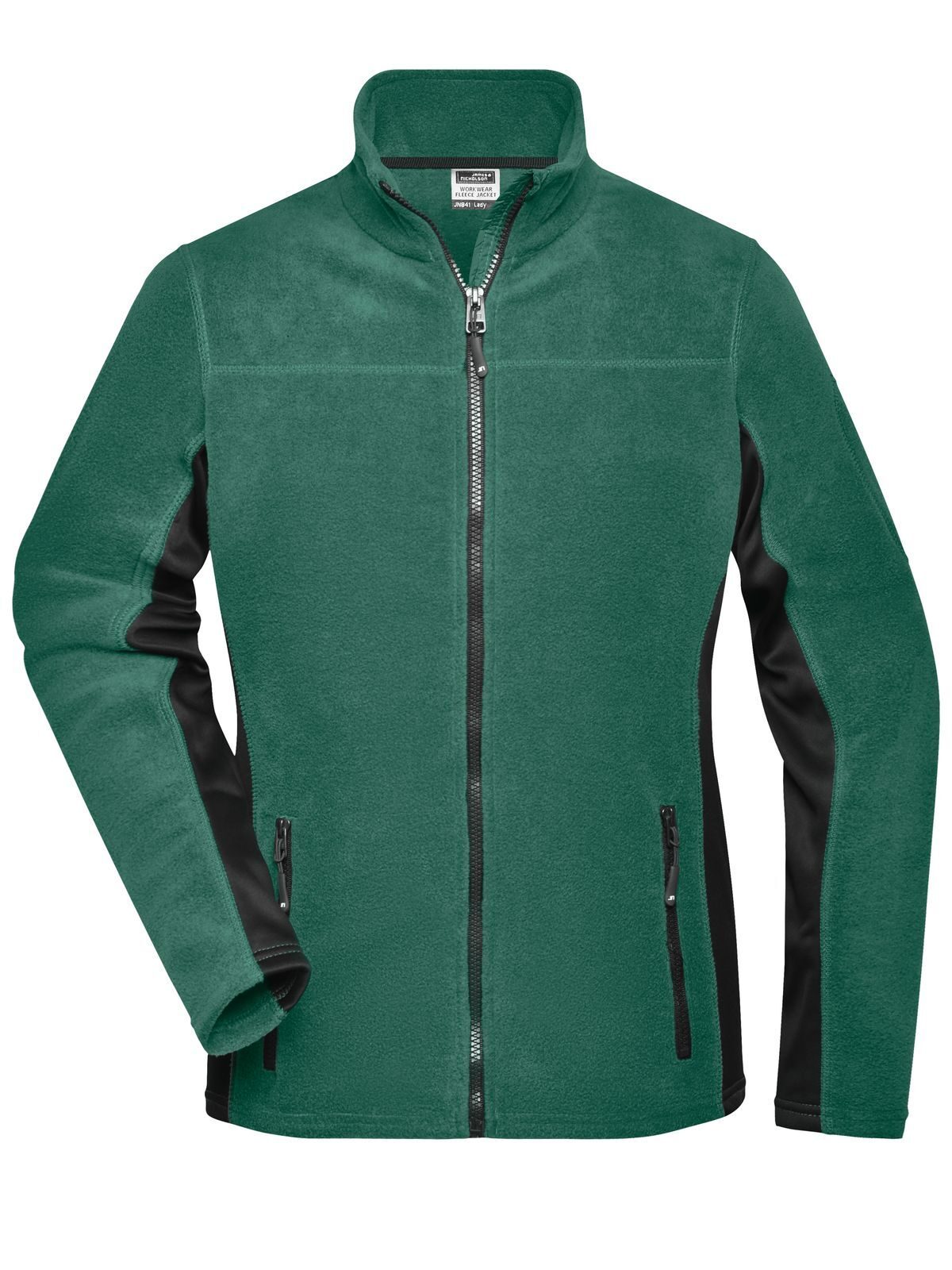 Giacca in pile da lavoro donna STRONG - DGRBL - Dark-green/black