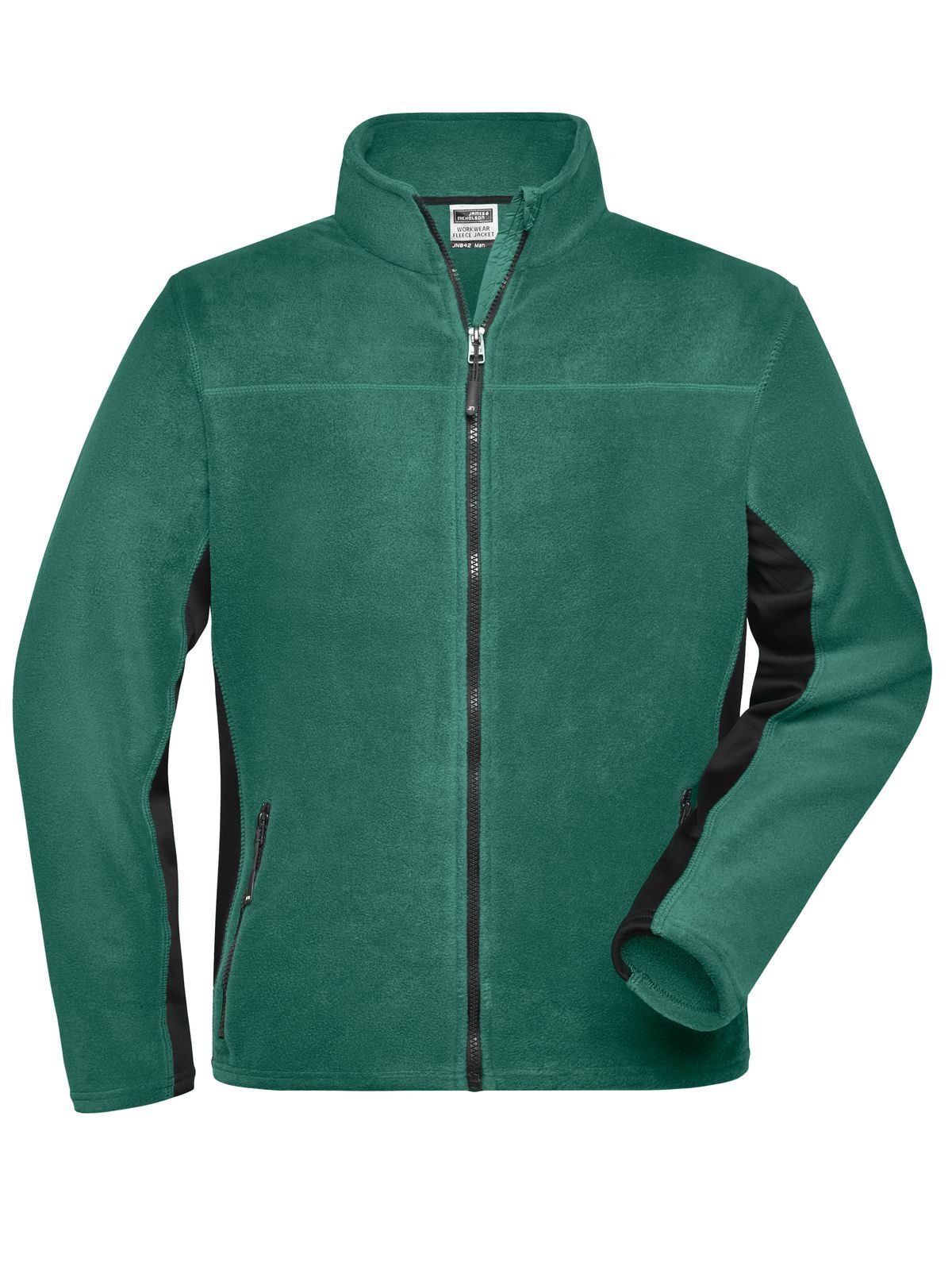 Giacca in pile da lavoro uomo STRONG - DGRBL - Dark-green/black