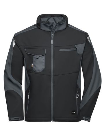 Workwear Softshell Jacket -STRONG- - BLCB - BLACK-CARBON