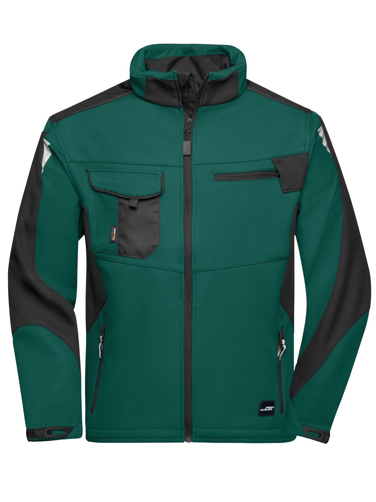 Workwear Softshell Jacket -STRONG- - DGRBL - DARK-GREEN-BLACK