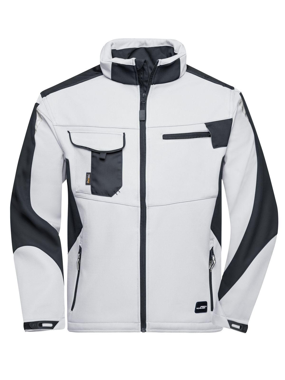 Workwear Softshell Jacket -STRONG- - WHCB - WHITE-CARBON