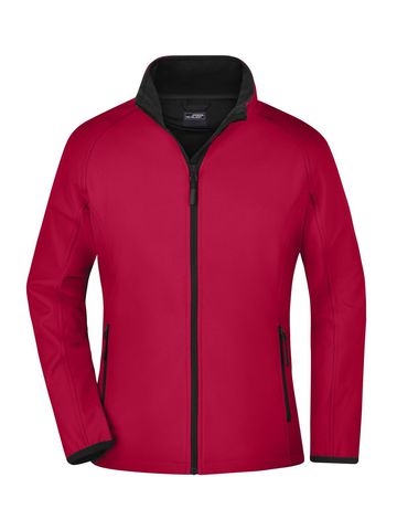 Ladies' Promo Softshell Jacket - RDBL - RED-BLACK