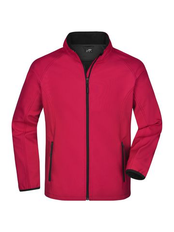 Men's Promo Softshell Jacket - RDBL - RED-BLACK