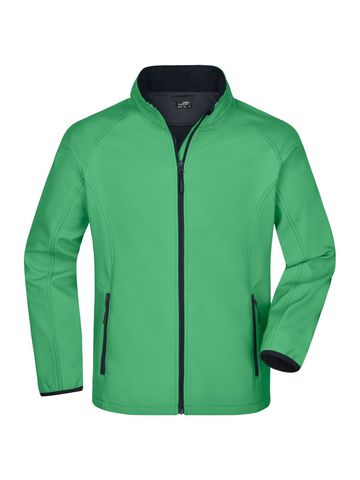 Men's Promo Softshell Jacket - GRNY - GREEN-NAVY