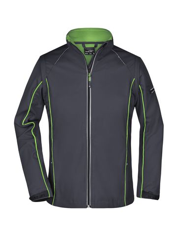 Ladies' Zip-Off Softshell Jacket - IGRG - IRON GREY - GREEN