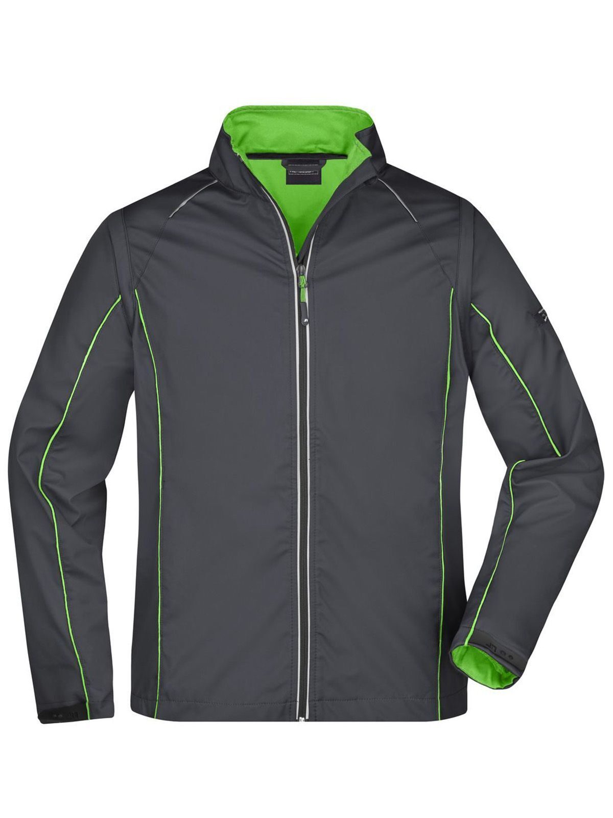 Men´s Zip-Off Softshell Jacket - IGRG - Iron Grey - Green