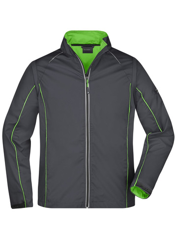 Men's Zip-Off Softshell Jacket - IGRG - IRON GREY - GREEN